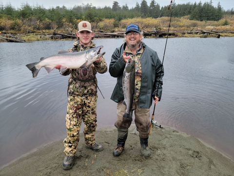 Alaska Remote Fishing Lodge for Silver Salmon